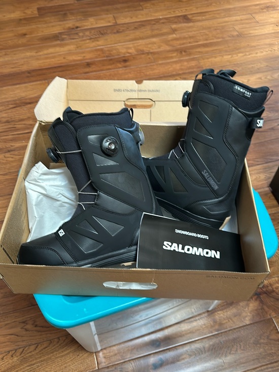 Salomon Other - Salomon Launch Boa SJ Snowboard Boots Black/White